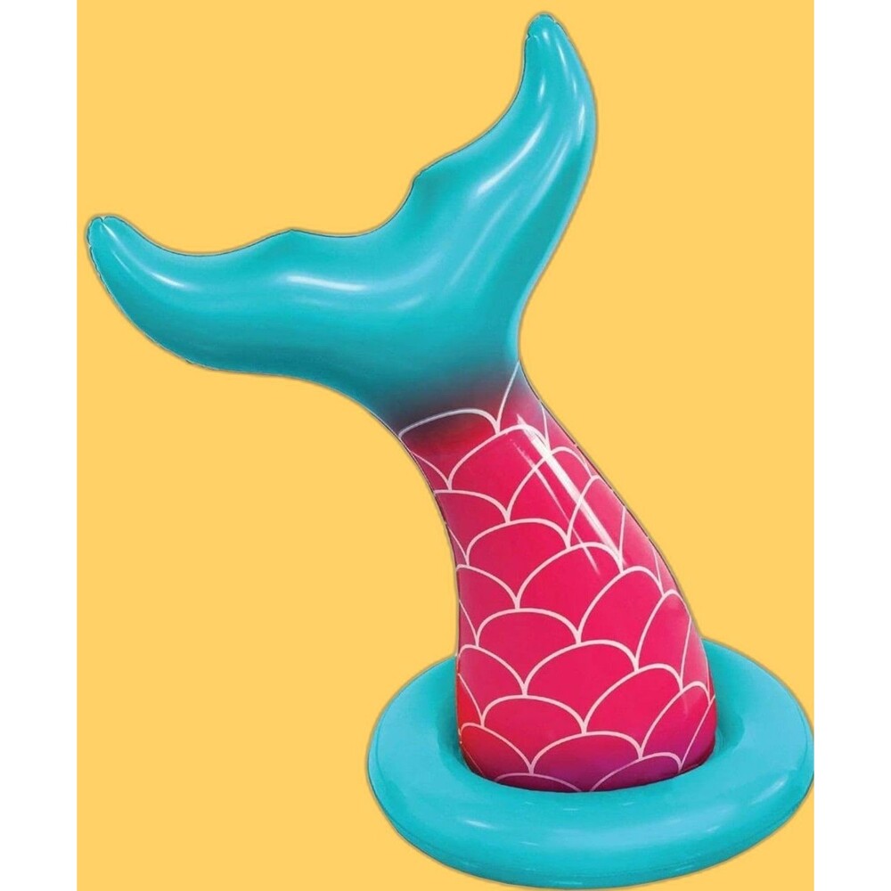 Splash Buddies Inflatable Mermaid Sprinkler Over 48 Inches Tall Age 3+ NEW